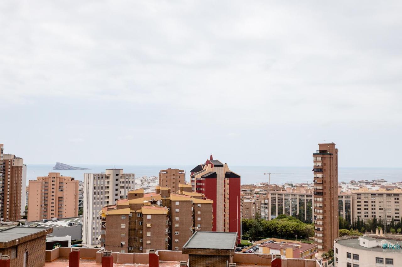 Modern Studio With See And City View Benidorm Bagian luar foto