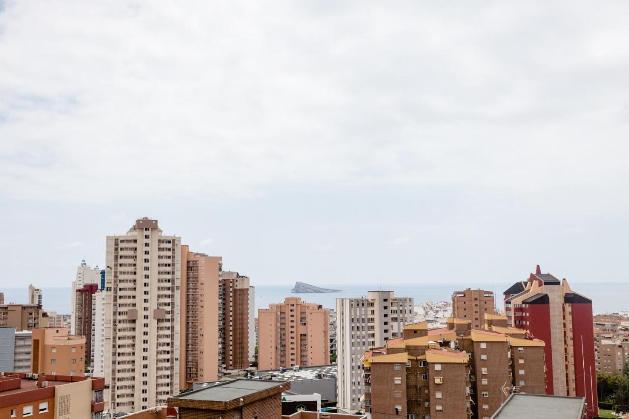 Modern Studio With See And City View Benidorm Bagian luar foto