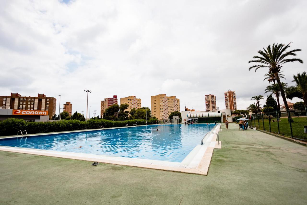 Modern Studio With See And City View Benidorm Bagian luar foto