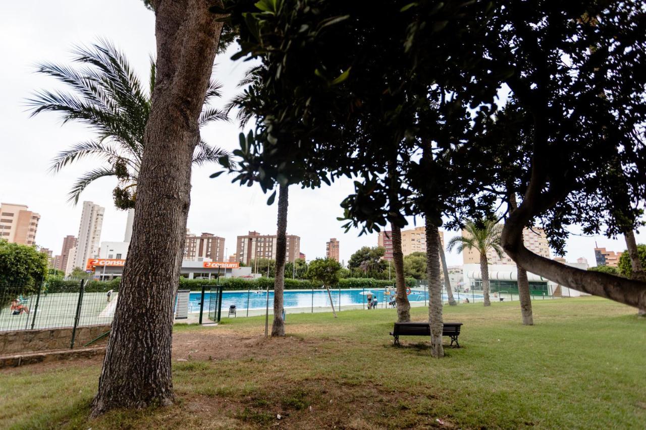 Modern Studio With See And City View Benidorm Bagian luar foto