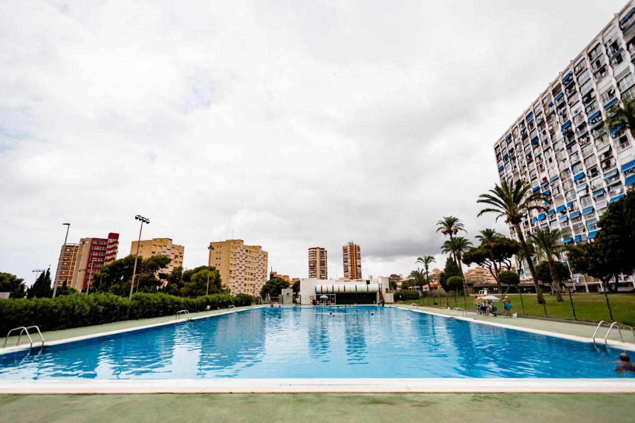 Modern Studio With See And City View Benidorm Bagian luar foto