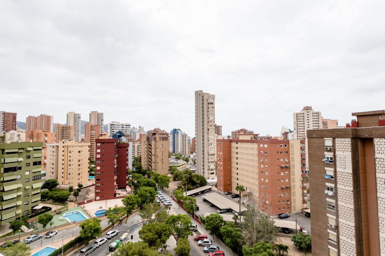 Modern Studio With See And City View Benidorm Bagian luar foto